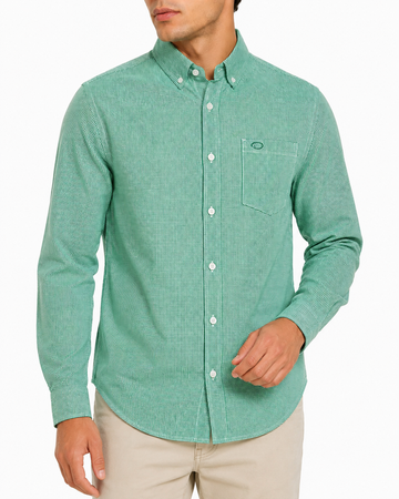Camisa Oscar de la Renta para Caballero Verde a Cuadros