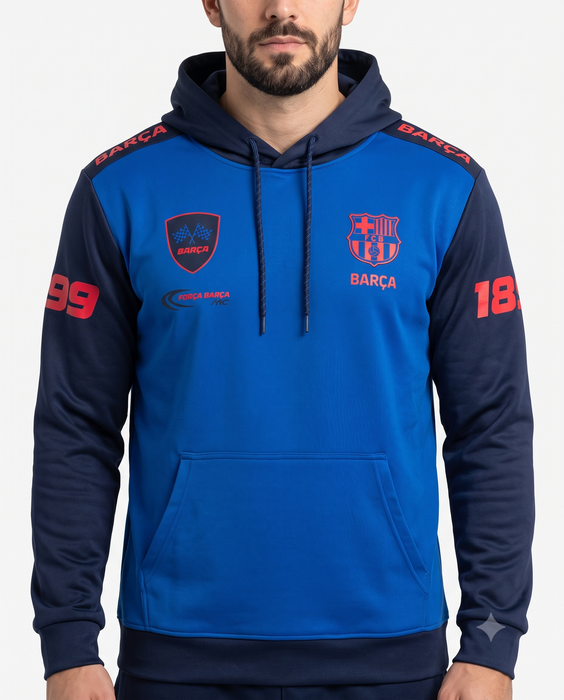 Abrigo con Capucha del FC Barcelona