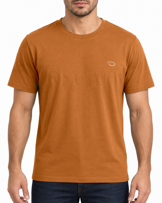 T-Shirt Oscar de la Renta para Caballero Ocre